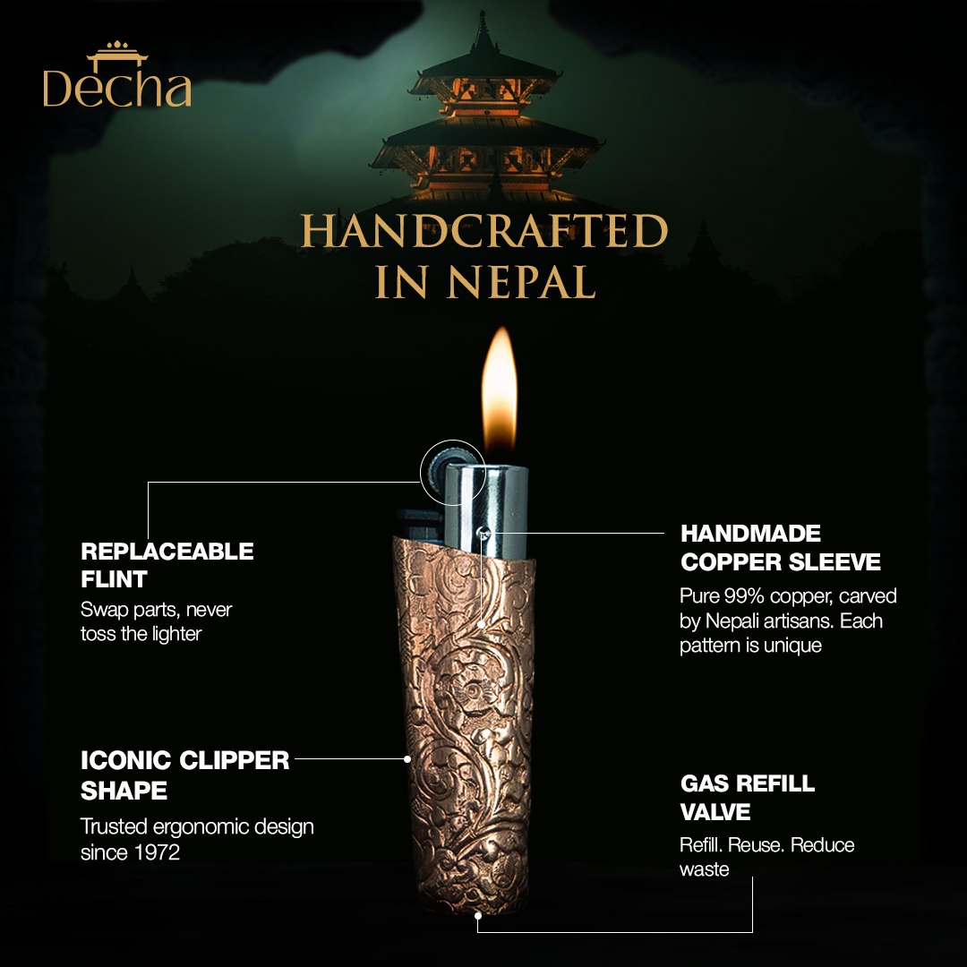 Decha-copper-lighter-case