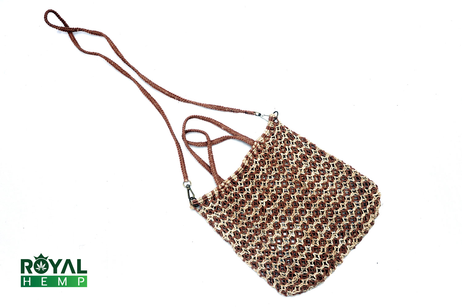 Handknitted Hemp Bag
